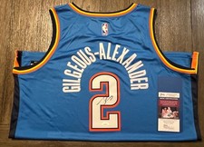 Shai Gilgeous Alexander autographed Oklahoma City Thunder Signed Jersey! JSA