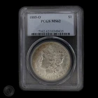 1885-O Morgan Silver Dollar PCGS MS63 -E187