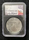 2024(P) $1 EAGLE MS70 Star Privy 1st Day Signed Anna E Cabral