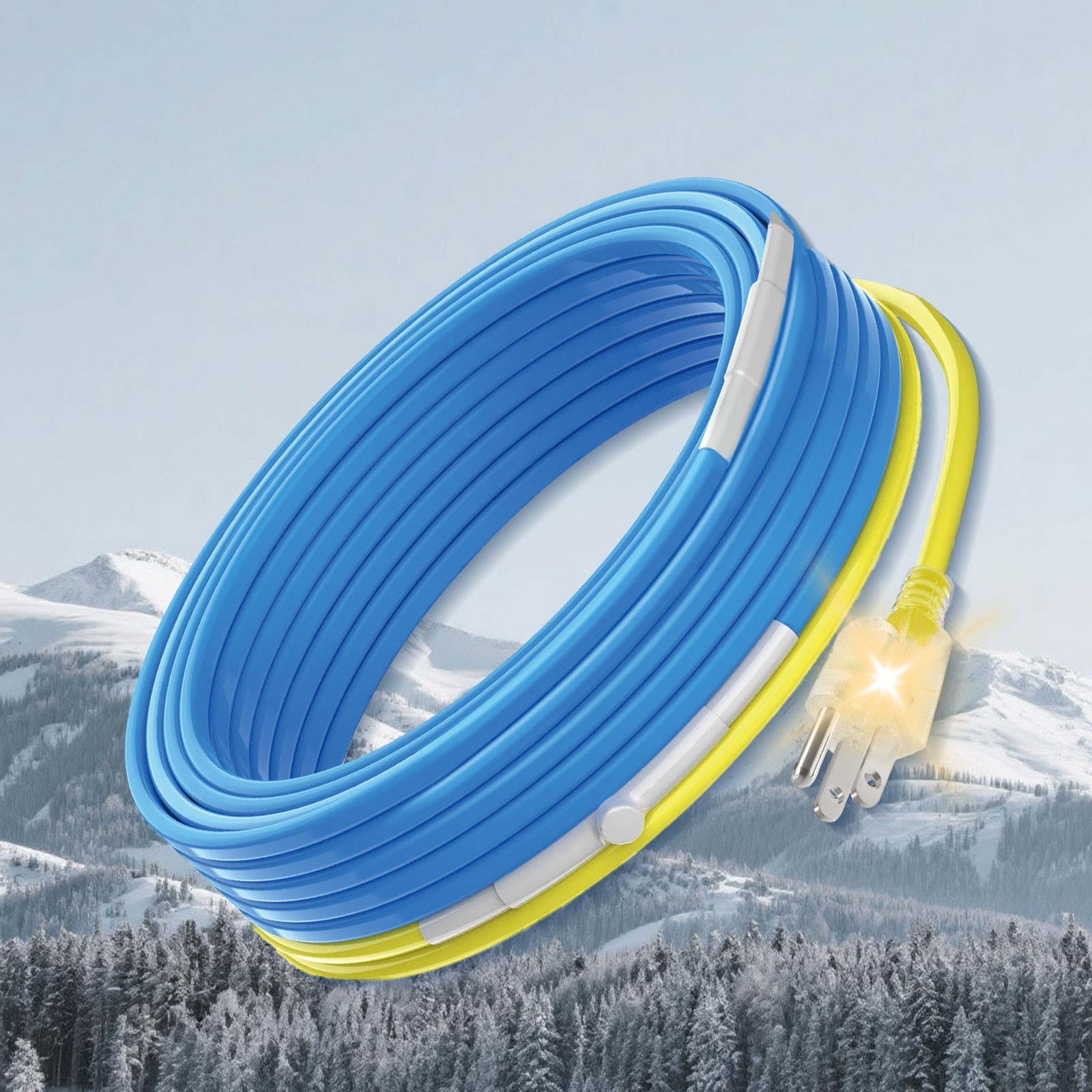 YeloDeer Heating Cable for Water Pipes – Waterproof Design