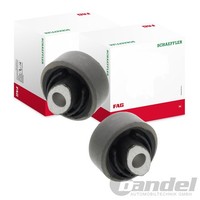 2X Schaeffler FAG Querlenkerlager Buchse Vorne Hinten Passend FüR Fiat Punto