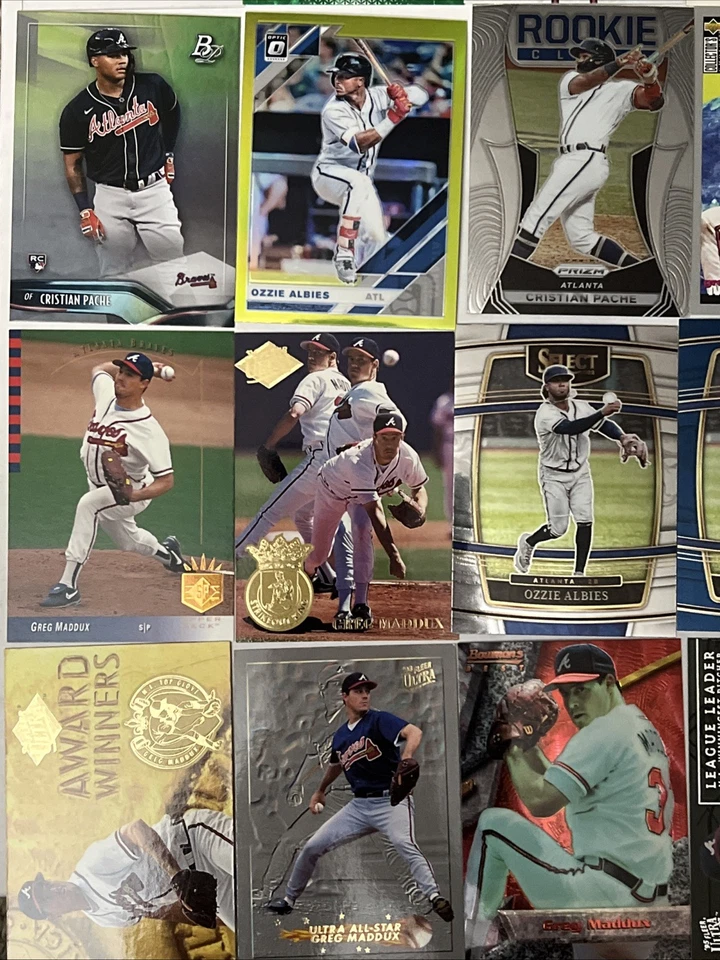 Lote de 84 cartas de beisebol Atlanta Braves - Imagem 4 de 4