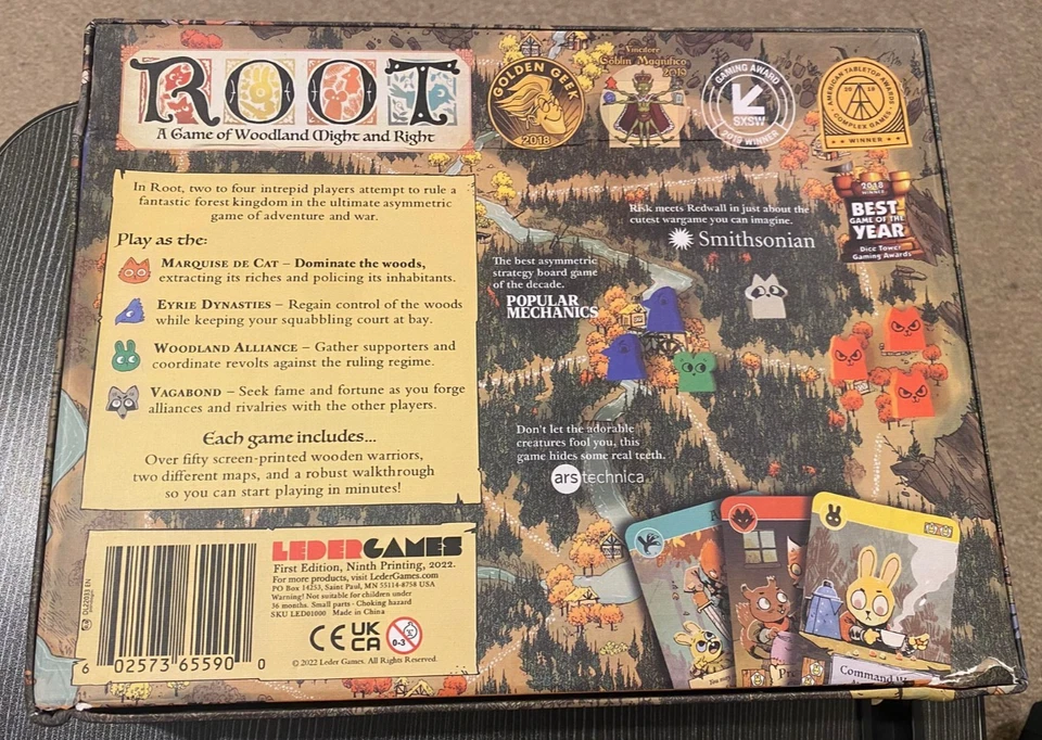 Leder Games Root: A Game of Woodland Might & Right Board Game Brand New - Image 2 of 4