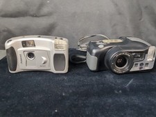 2 Vintage Cameras Polaroid PDC640 And Ricoh Mirai Zoom S 35mm Camera