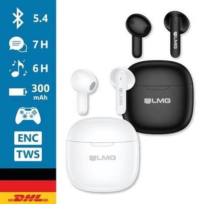 LMG-T68 In Ear Bluetooth V5.4 Kopfhörer kabellos mit Case ENC TWS Musik & Anrufe