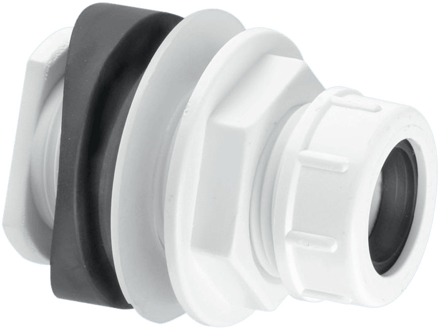 McAlpine BOSSCONN-22MM Grey Mechanical Soil Pipe Boss Connector