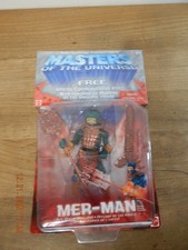 Mer-Man He-Man 200X Masters Of The Universe MOTU 2001 Mattel New Sealed w  VHS