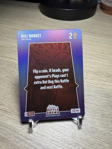 2026 Bo Jackson Battle Arena Bull Market First Edition Bonus Play Foil SP BPL-24