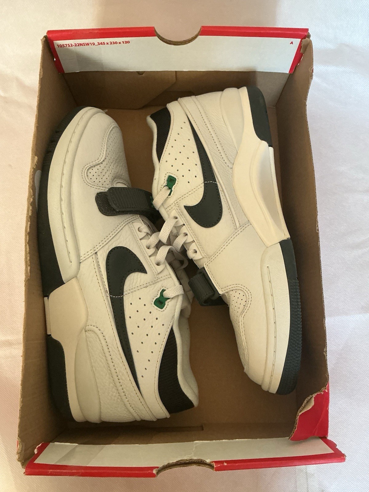Airforce Nike Trainers White Green Black Men’s Size 9 New image 6