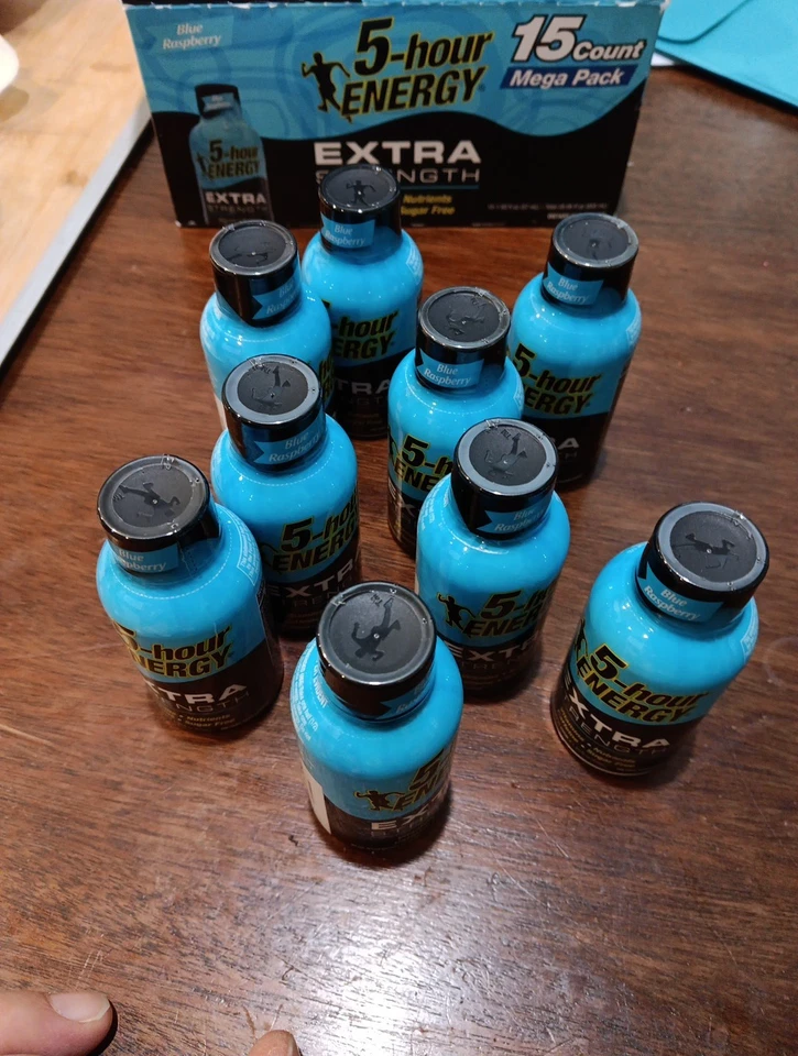 Frambuesa Azul 5 Hour Energy Extra Fuerte, 9 Cantidad Foto 2 de 3