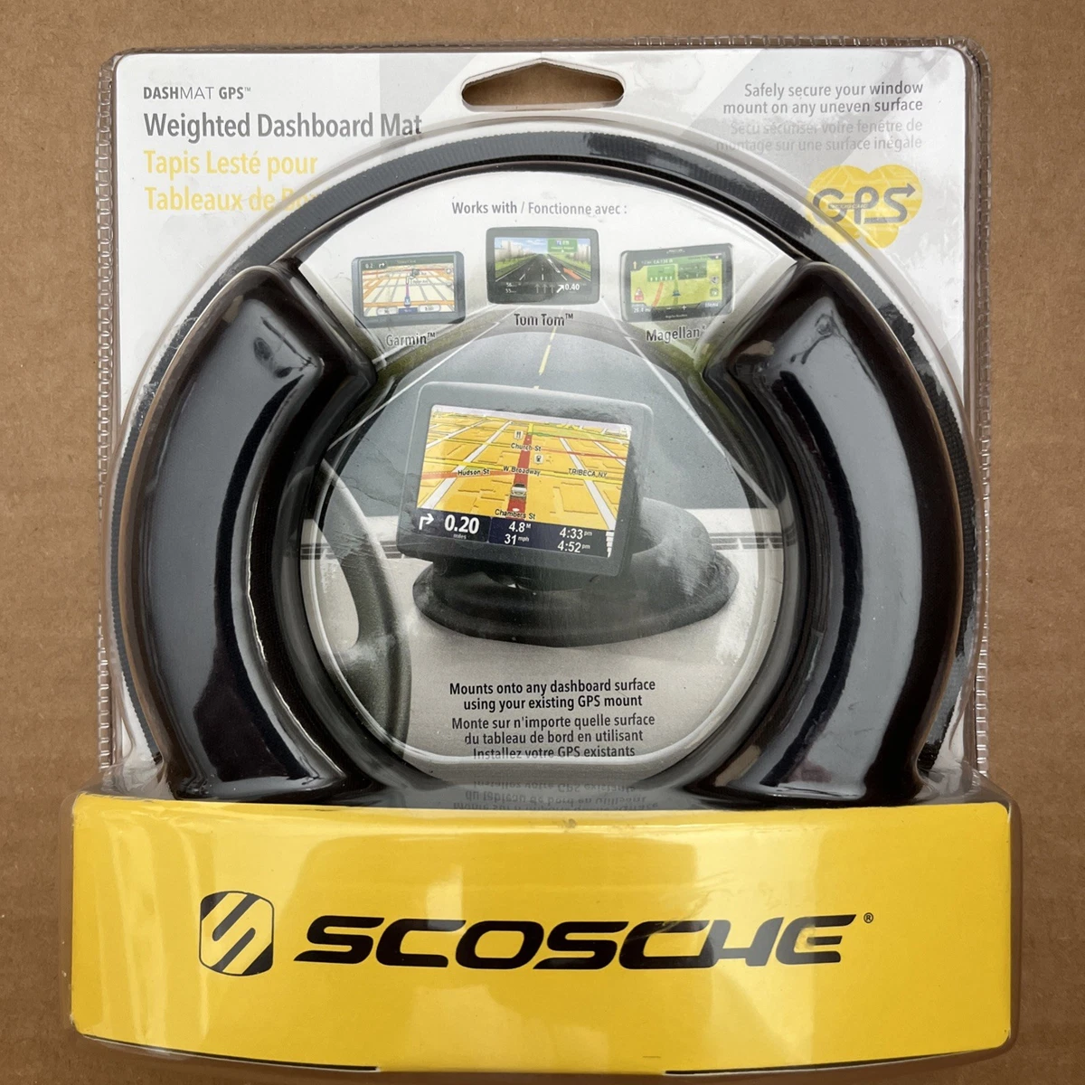 Supporto A Ventosa Per GPS – Universale Per Garmin, Magellan, Roadmate, Schermo Fino A 7”