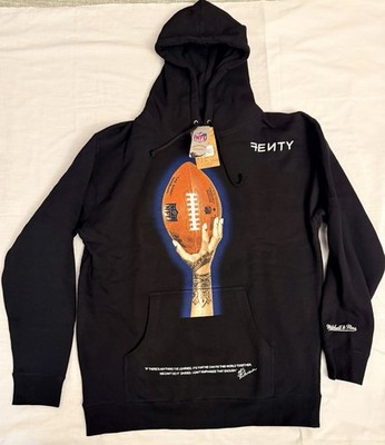 FENTY for Mitchell & Ness Unisex Super Bowl LVII Icon Pullover Hoodie - Black