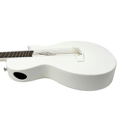 Enya Nova Go Akustikgitarre mit Koffer weiß 6-saitig