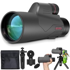 Monocular 12x56 High Power Monocular Telescope for Adults with Smartphone Ada...
