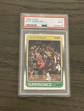 1988-89 Fleer Nate McMillan #110 PSA 9 Seattle Supersonics