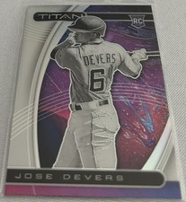 2021 Chronicles Titan Baseball Jose Devers Miami Marlins Prizm Rookie #8