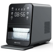 ecozy Nugget Ice Maker Countertop, Intuitive EcoScreen with One-Touch Timer