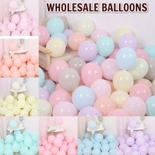 5" 10" 12" inch WHOLESALE small pastel latex balloons Birthday Wedding Baloon Uk