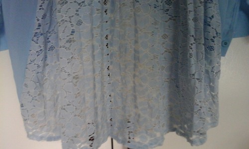 Eleanor Pleated Lace Back Blouse from Boohoo - Picture 10 of 12