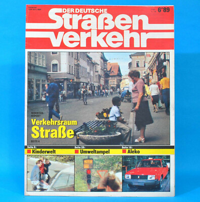 DDR Der Deutsche Straßenverkehr 6/1989 AWO Pirna Minol Aleko 2141 Leipzig M10