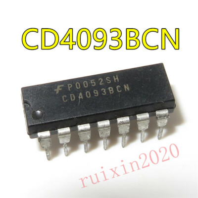 10PCS CD4093BCN NAND Gate 4-Element 2-IN CMOS 14-Pin PDIP IC New Best Price#98/7