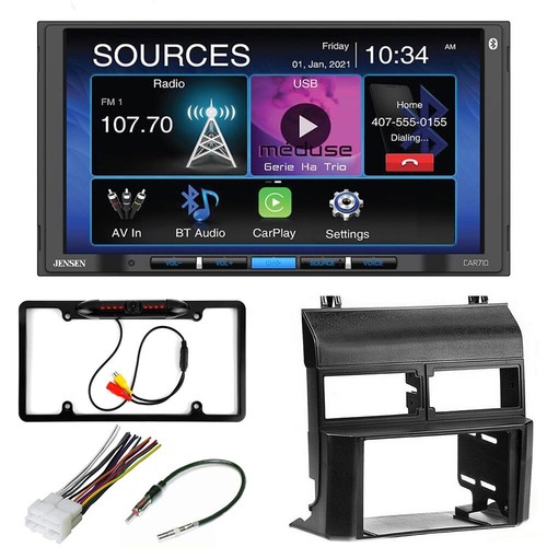 Jensen CAR710 Bluetooth Car Stereo w/Apple CarPlay for 88-94 GM Full Size Trucks