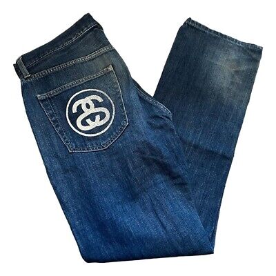 Stussy SS logo denim jeans | eBay Stussy SS logo denim jeans | eBay