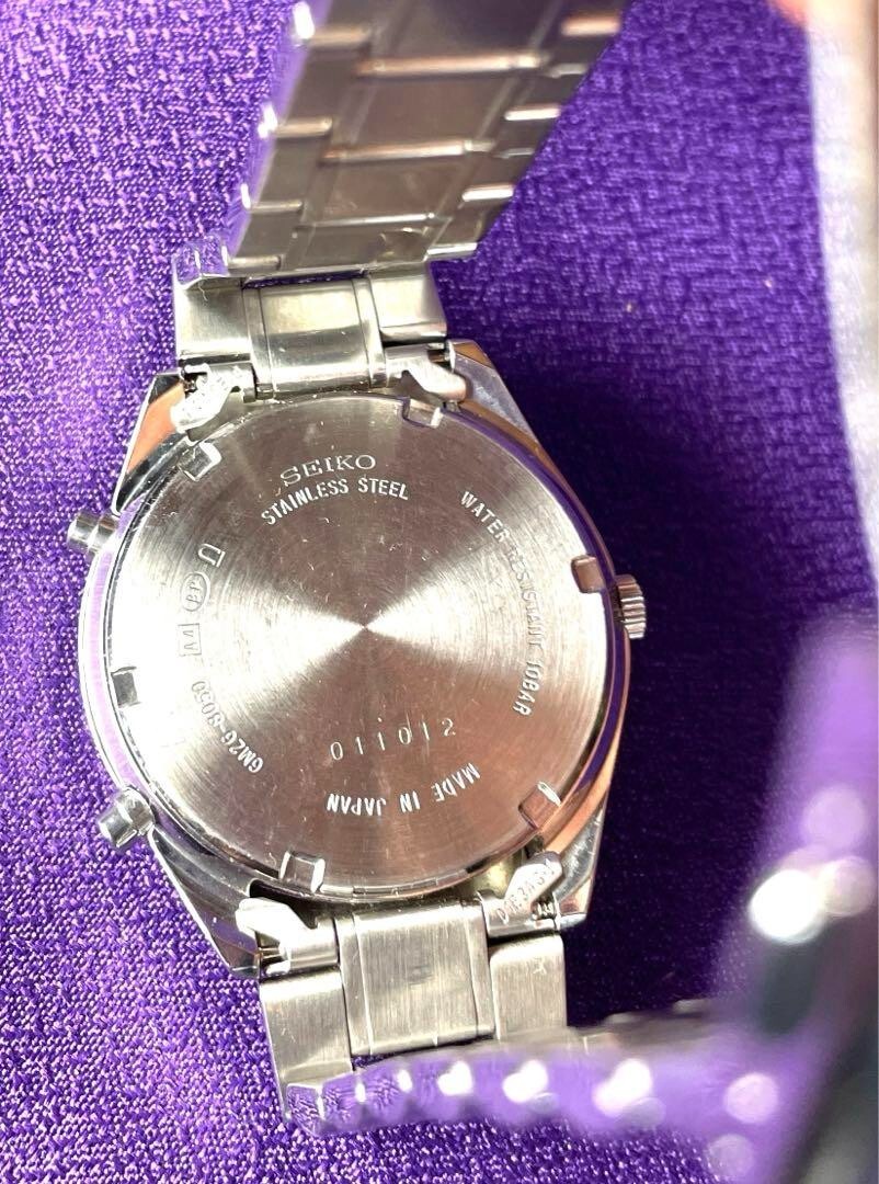 Dancing Hands Complete Beauty Seiko Auto Calendar Alarm 6m26 8050