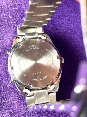 Dancing Hands Complete Beauty Seiko Auto Calendar Alarm 6m26 8050