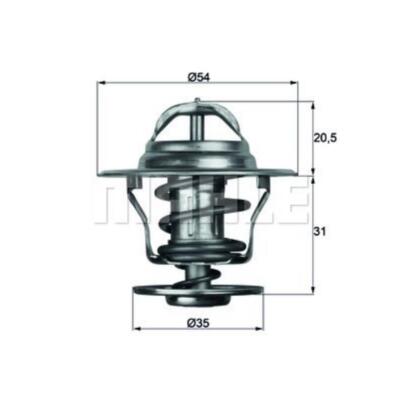 MAHLE Thermostat Kühlmittel mit Dichtung 80°C für VW Passat Variant Golf I