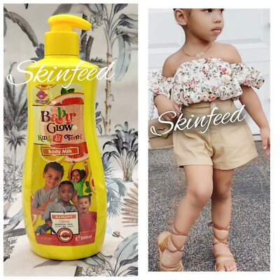 Baby Glow Kids & Teens Vit.C  Glowing Moisturizing Nourishing Body Lotion   %