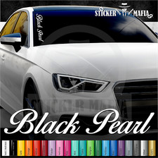 Aufkleber BLACK PEARL Frontscheibenaufkleber JDM DUB Sport Auto Sticker Folie