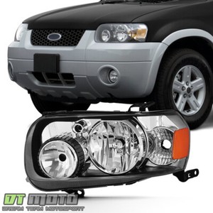 2005 2006 2007 Ford Escape Headlight Headlamp Replacement 05 07 Left Driver Side Ebay