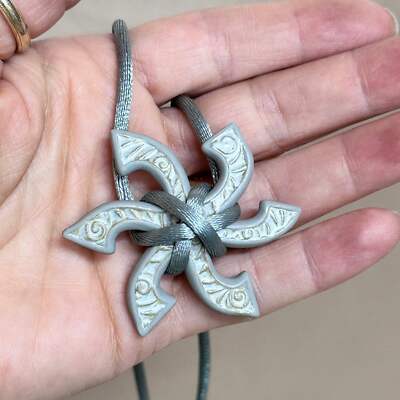 Talismania LLADRO Inner Star Pendant on Silk Cord Necklace