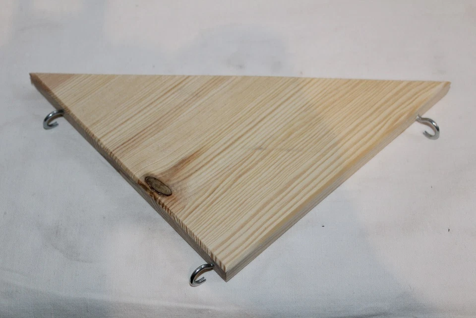 MARKENLOS Sitzbrett Eckbrett Stufenbrett Holzbrett Käfig Chinchilla Degu Frettchen 28x19