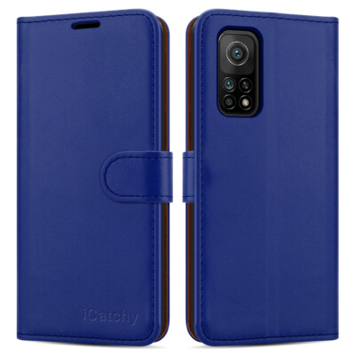 Xiaomi 10T Pro Handyhülle Leder Wallet Flip Folio Ständer View Cover für Xiaomi