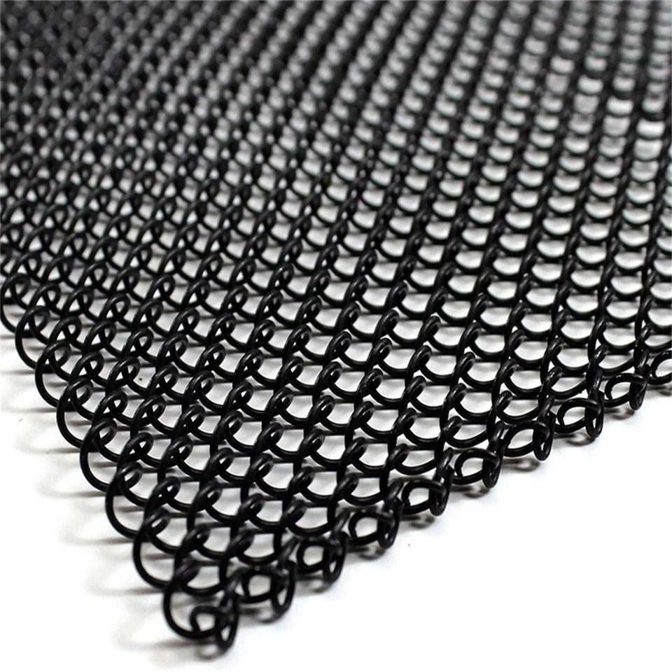 Decorative Fireplace Screen Protective Mesh Fence Guard for Home Safety