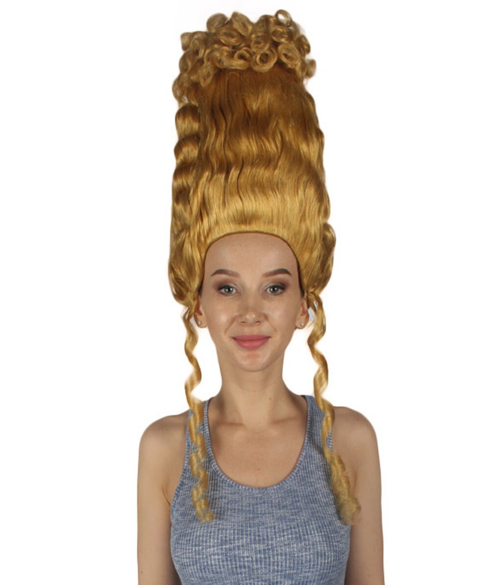 Peluca María Antonieta estilo barroco francés | Peluca disfraz rococó - Varios colores