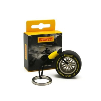 Pirelli Formula 1 Yellow Tyre Keyring