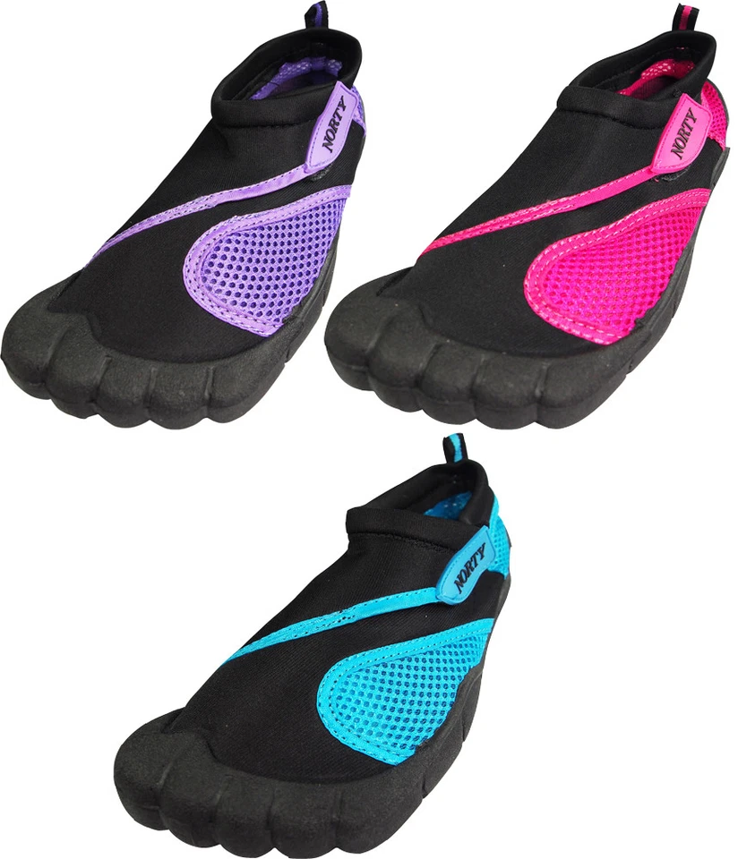 NORTY Women's Quick Drying Aqua Shoes Water Sports Beach Pool Boating Swim Surf