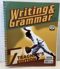 BJU English 7 Writing & Grammar Teachers Edition 3rd Ed with CD ROM Spiral Bound
