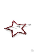 Paparazzi Stellar Standout Red Hair Clip - New
