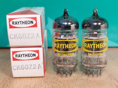 Pair of Raytheon 6072A NOS NIB Triple Mica Vacuum Tubes #2 - 6% matched