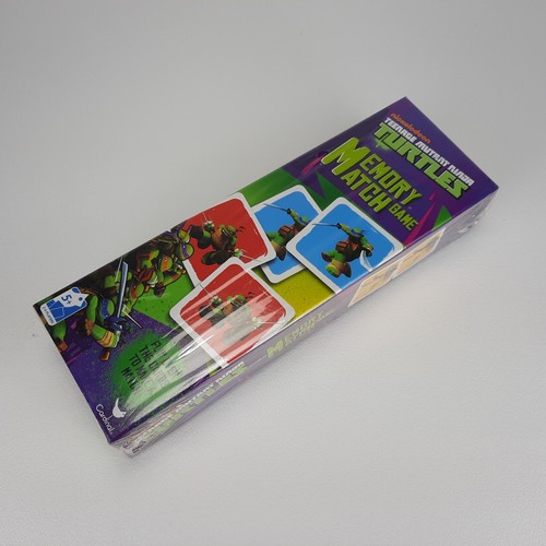 Nickelodeon Teenage Mutant Ninja Turtles Memory Match Gioco Cardinale NUOVO - Foto 10 di 10