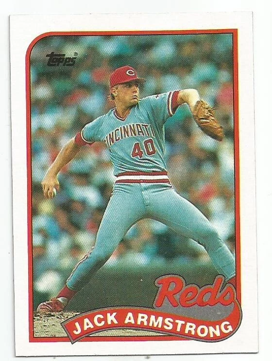 JACK ARMSTRONG 1989 TOPPS ROOKIE CARD MINT CONDITION