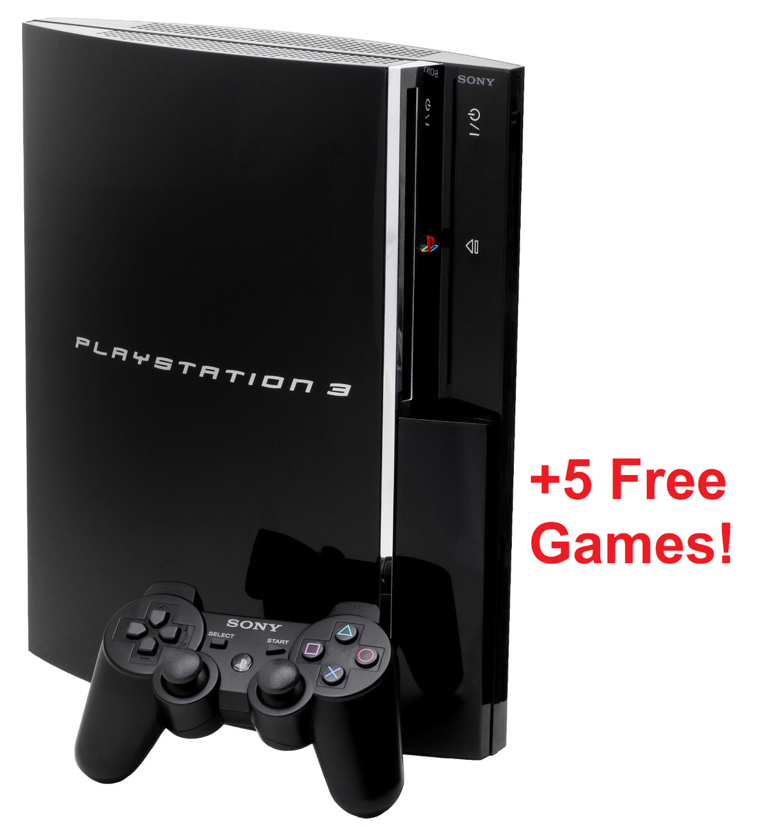 SONY PlayStation 3 PS3 Fat Console Bundle | Cords Dualshock