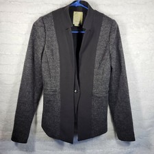 Elevenses Anthropologie 4 Women's Wool Blend Blazer Jacket
