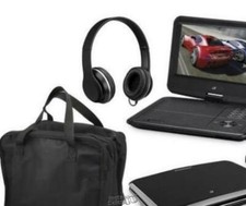 GPX 9" Portable DVD Player Bundle Black No Remote