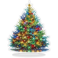 Christmas Tree Festive 5D DIY Full Drill Diamond Art Kit Wall Decoration Gift