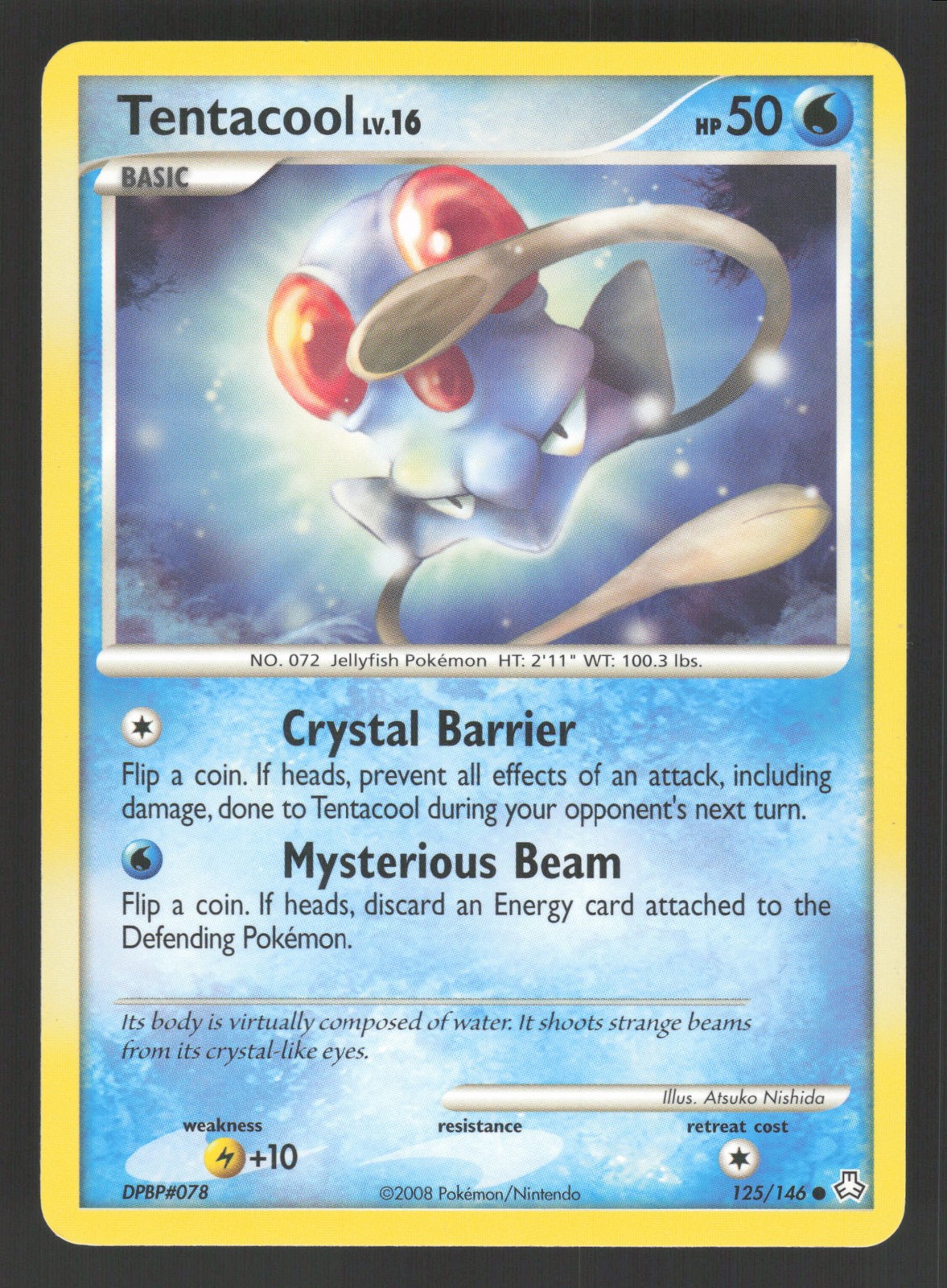 Tentacool 125/146 Pokemon TCG Legends Awakened LP